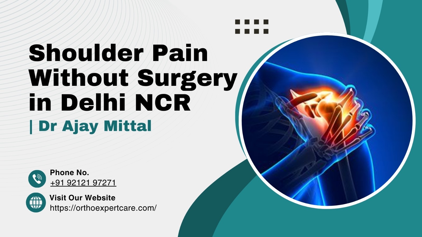 Shoulder pain without surgery