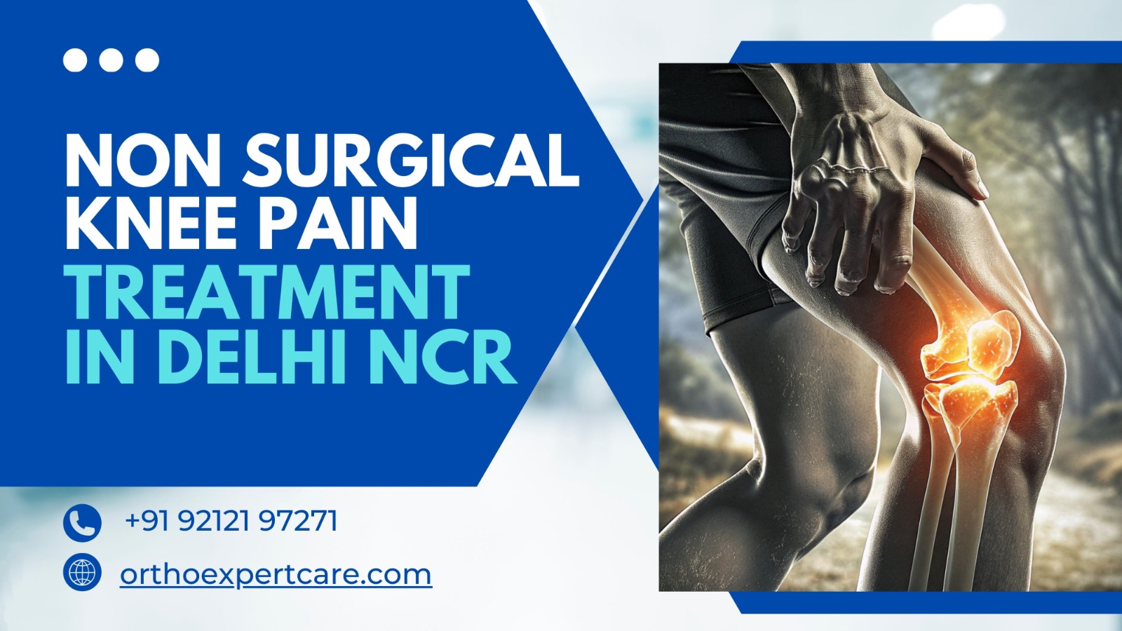 Non Surgical Knee Pain Treatment in Delhi NCR Advanced Pain Relief Without Surgery